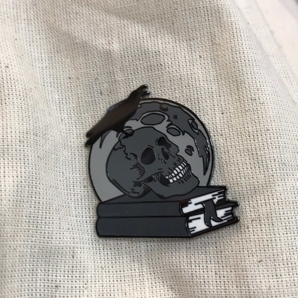 Edgar Allen Poe Enamel Pin